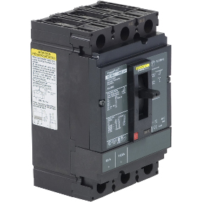 Schneider Electric Molded Case Circuit Breaker; 3-Pole; 60A; 600VAC/250VDC; 35kA @ 480VAC; Lugs - Both Ends; UL 489